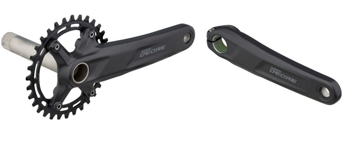 New Shimano FC-M5100-1 Crankset 30T 170mm 10/11 Speed MTB Hollowtech II Boost