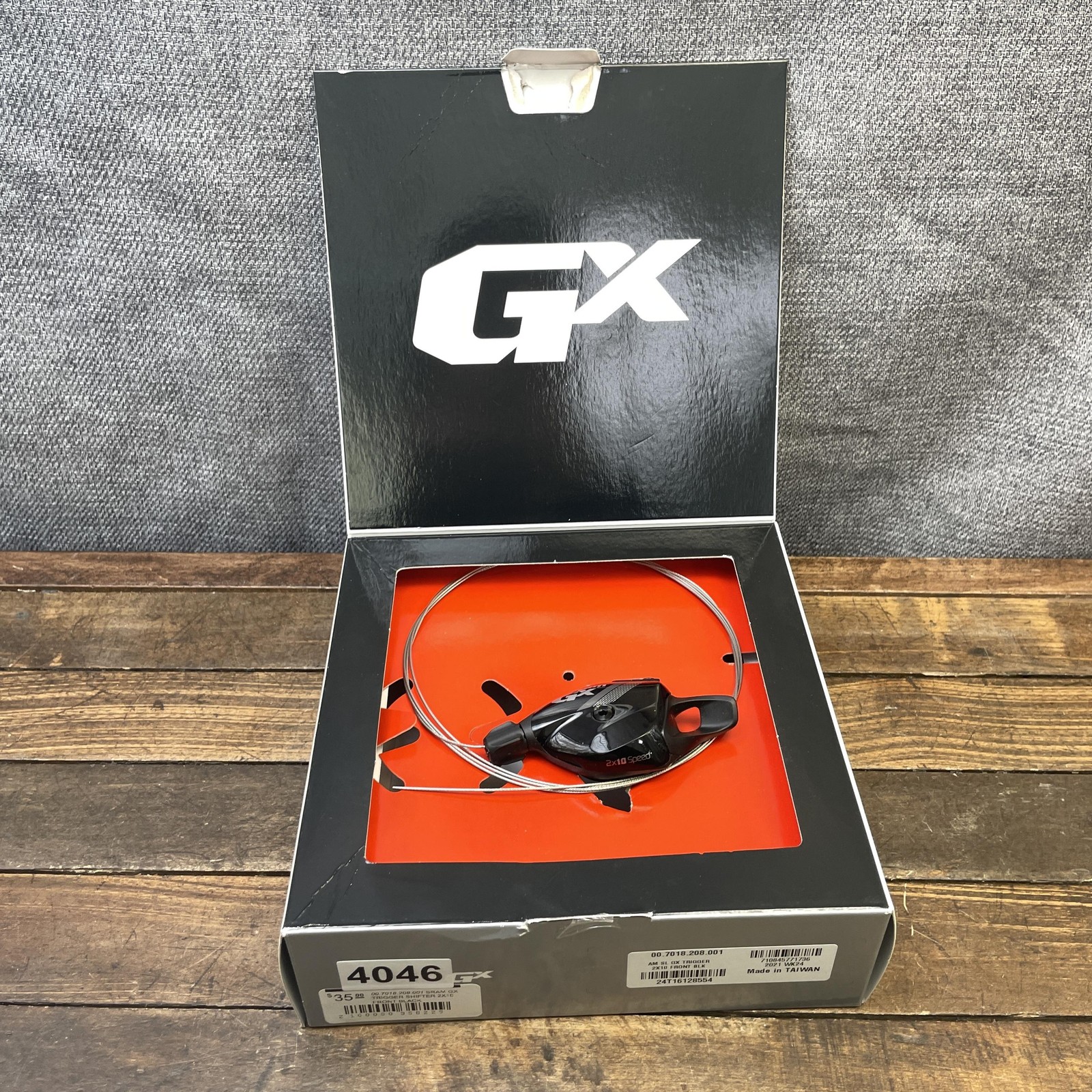 SRAM GX Left 2×10 10 Speed Trigger Shifter MTB Front Mountain Bike Black 10s