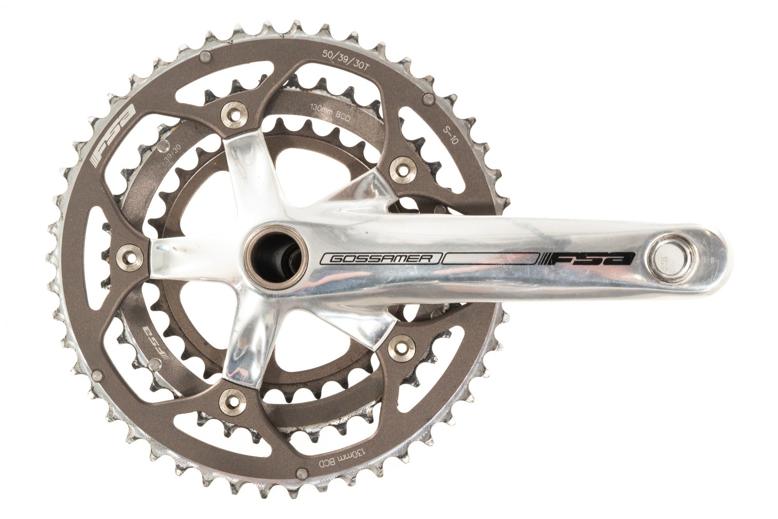 USED Shimano 105 5600/5603 3×10 speed Triple Road Groupset Silver