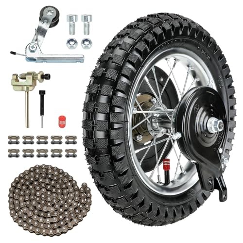 12-1/2 x 2.75 12.5×2.75 Rear Wheel Assembly Replacement for Razor MX350 MX400