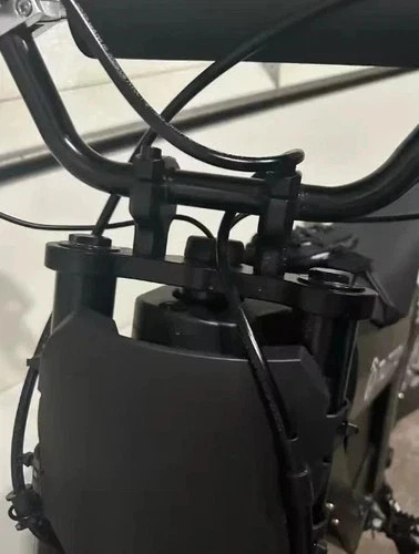ODI Black Number Plate With Zip Ties For Downhill MTB’s EBikes Surrons
