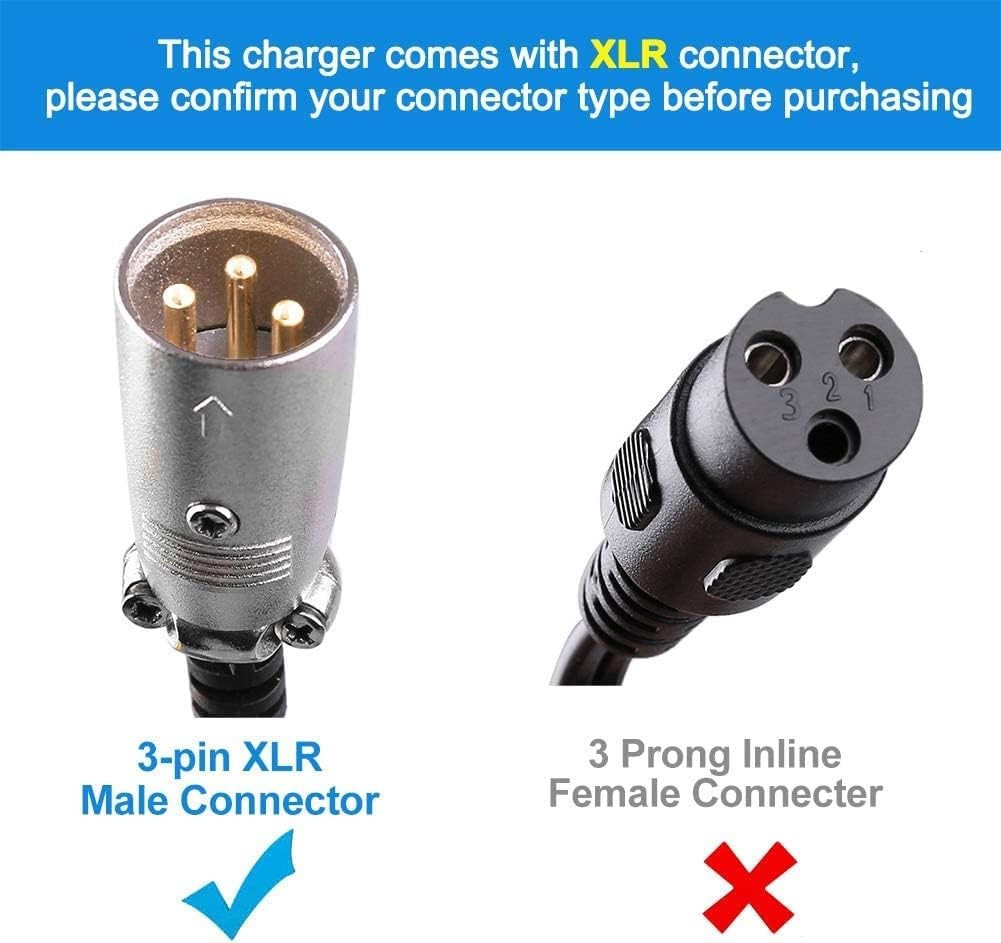 XLR Charging Port Cable for E-Bike, E-Scooter, Mobility, Wheelchair – Drive M…