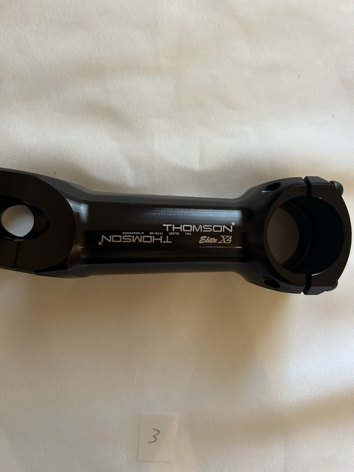 Thomson Elite X4 Threadless Stem Black 120 mm 31.8mm 1-1/8 in – 10 degree