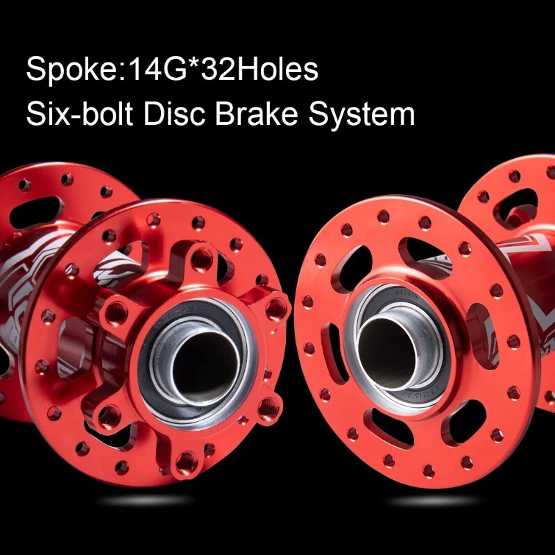 32H MTB Bicycle Disc Brake 6 Pawls 108 Clicks 4 Sealed Bearing Hubs XD HG QR