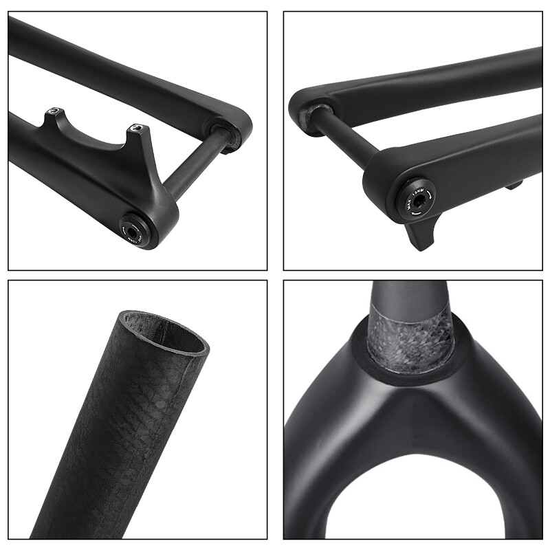 BXT 29er Carbon Mountain Bike Fork Rigid Fork Disc Brake MTB Frok Thru Axle
