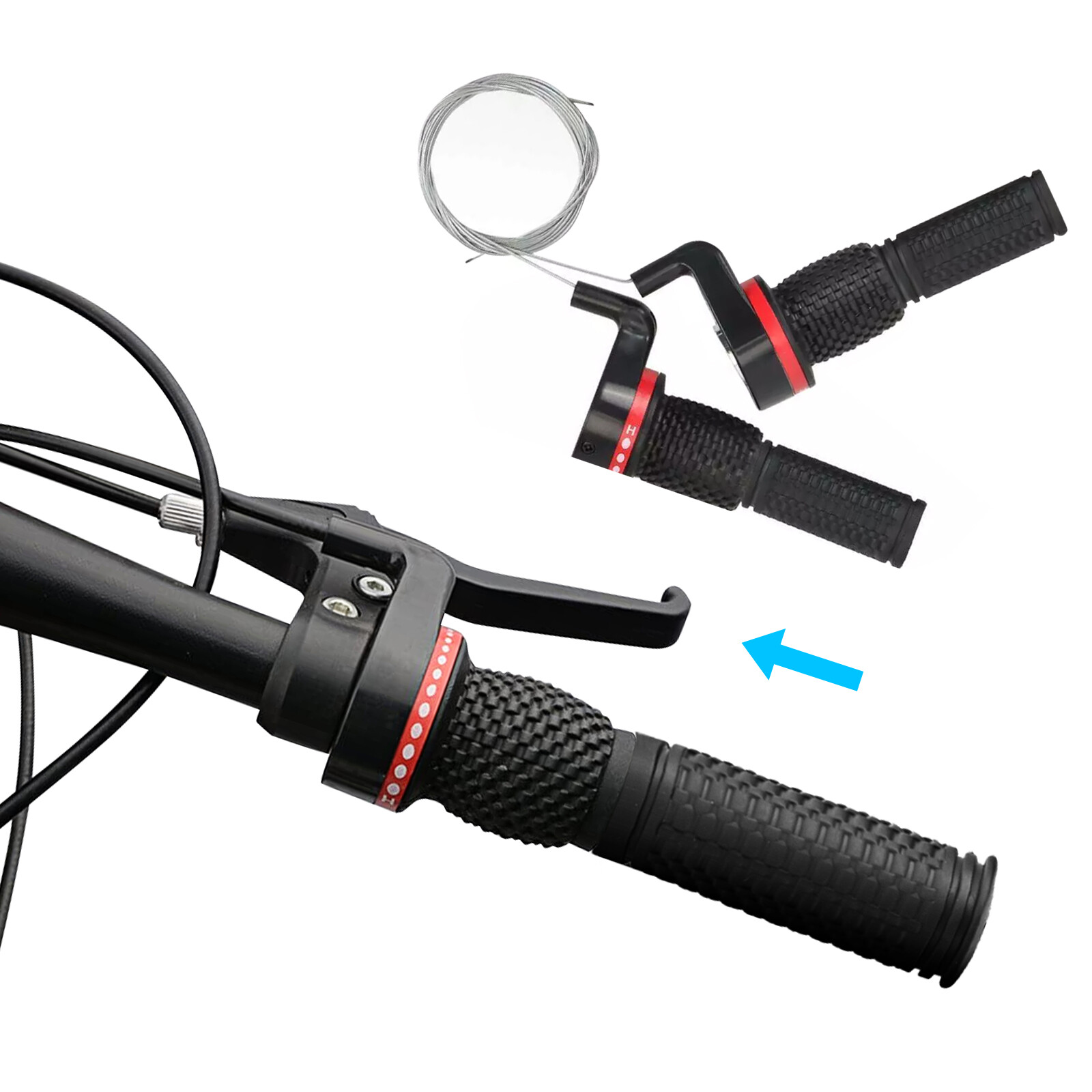 Bicycle Shift Levers Handle Bike Twist Grip Gear Cycle Speed Handlebar Shifter