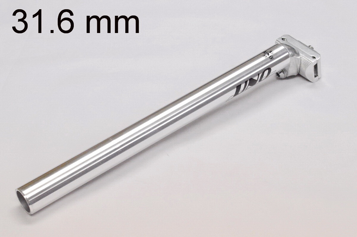 NEW UNO Seat Post 31.6mm x 350mm MTB Trekking Road Bicycle , Silver