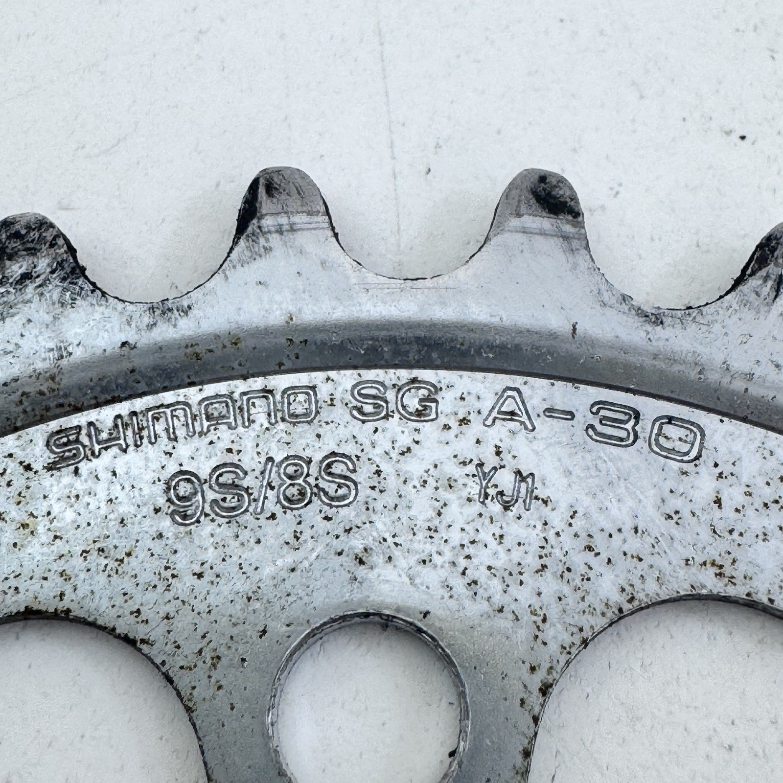 Vintage Shimano 30t Chainring 30 Tooth 74 BCD SG A-30 9S Steel SGA-30 Triple A25