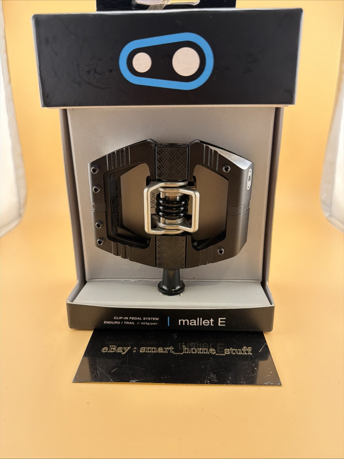 Crankbrothers Mallet E Clipless Platform MTB Pedals Matte Black New in Box
