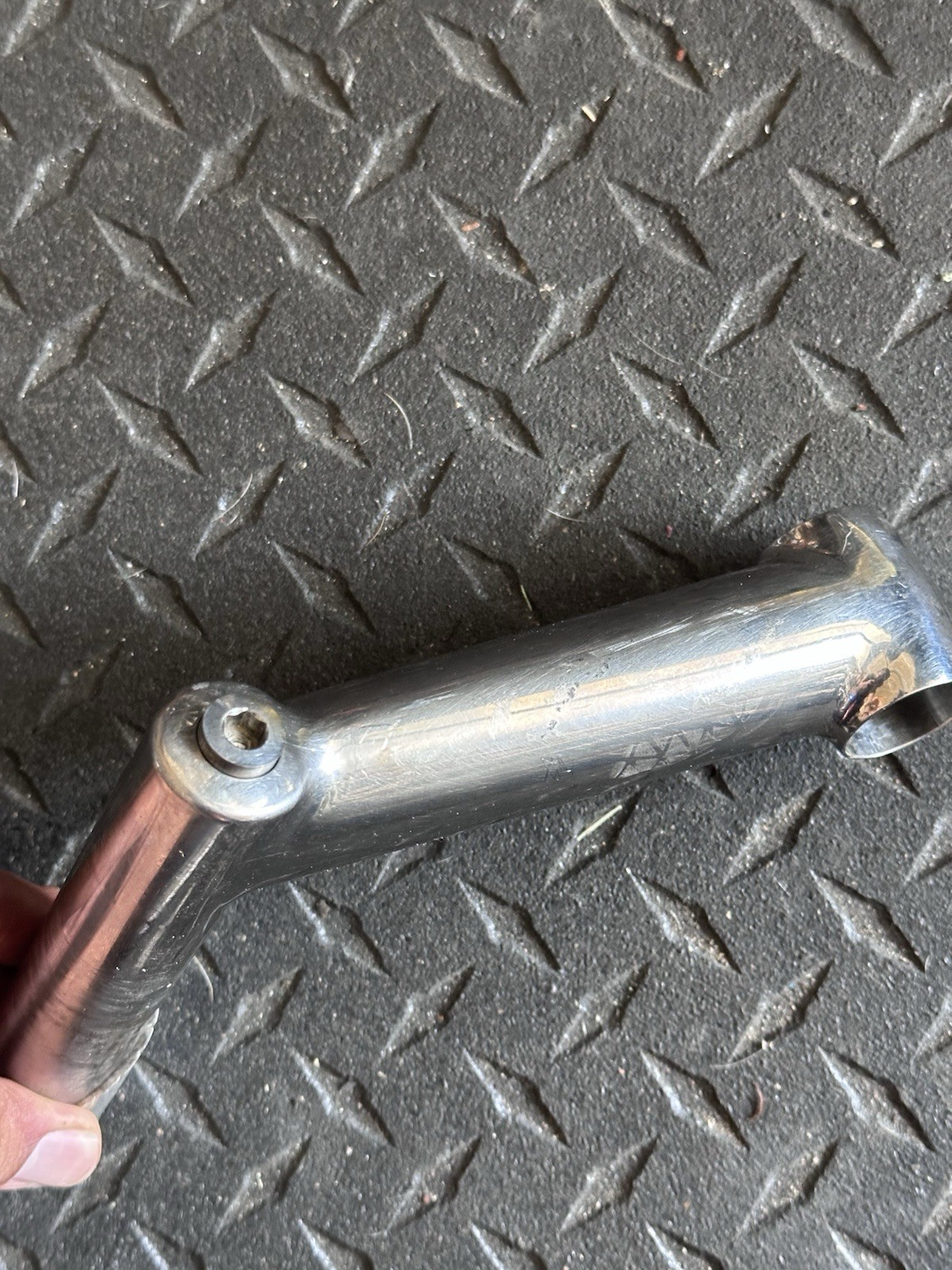 Vintage Titanium Mountain Bike MTB Stem 125mm 1 1/8 Quill 25.4mm