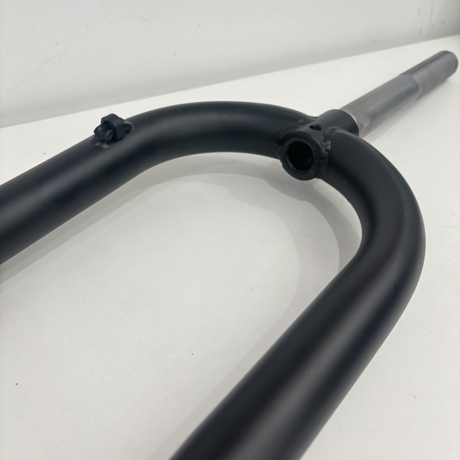 CDH 26X4″ Fat Tire Bike Fork Steel Rigid Bicycle Fork Disc Brake Steerer 215mm