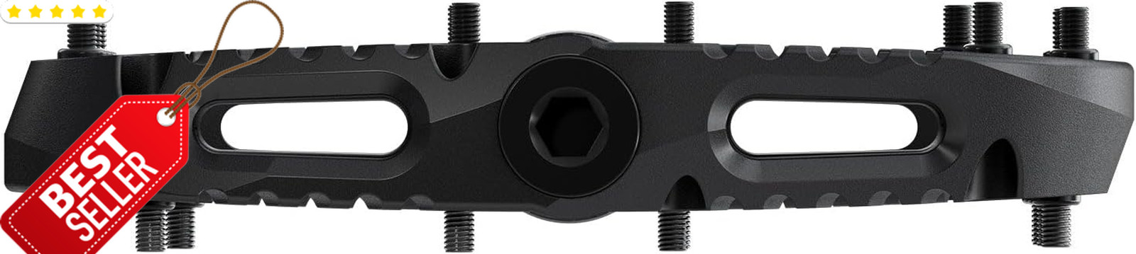 MTB Bike Pedals Flat Platform Composite Nylon Lightweight Durable – US