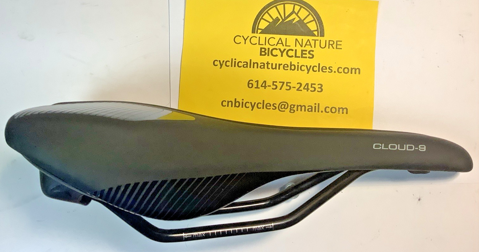 CLOUD-9 KUSH PLUS multistage memory foam bicycling saddle, narrow new black