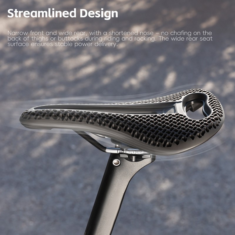WEST BIKING Bicycle Saddle 3D Printed Honeycomb Cycling Road Bike Seat Cushion