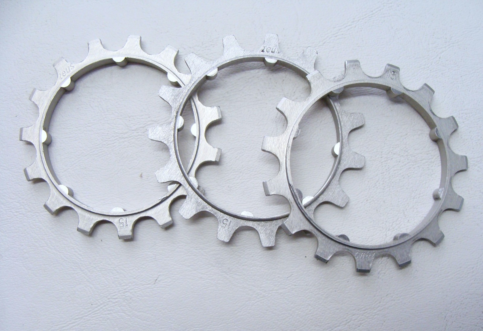~ Vintage Lot of ZEUS 2000 Criterium Alloy Freewheel Cogs Silver – VGC ~