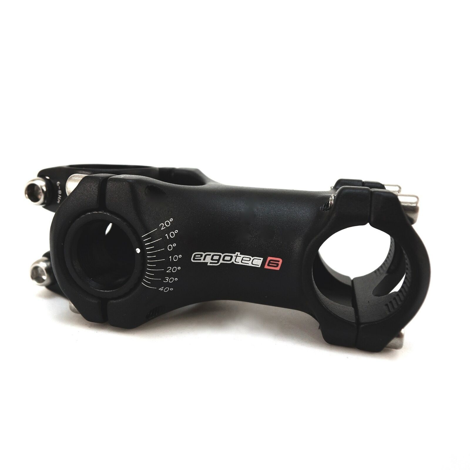 Ergotec Adjustable Bike Stem 28.6 x 80mm – handlebar clamp: 25.4 mm -Black