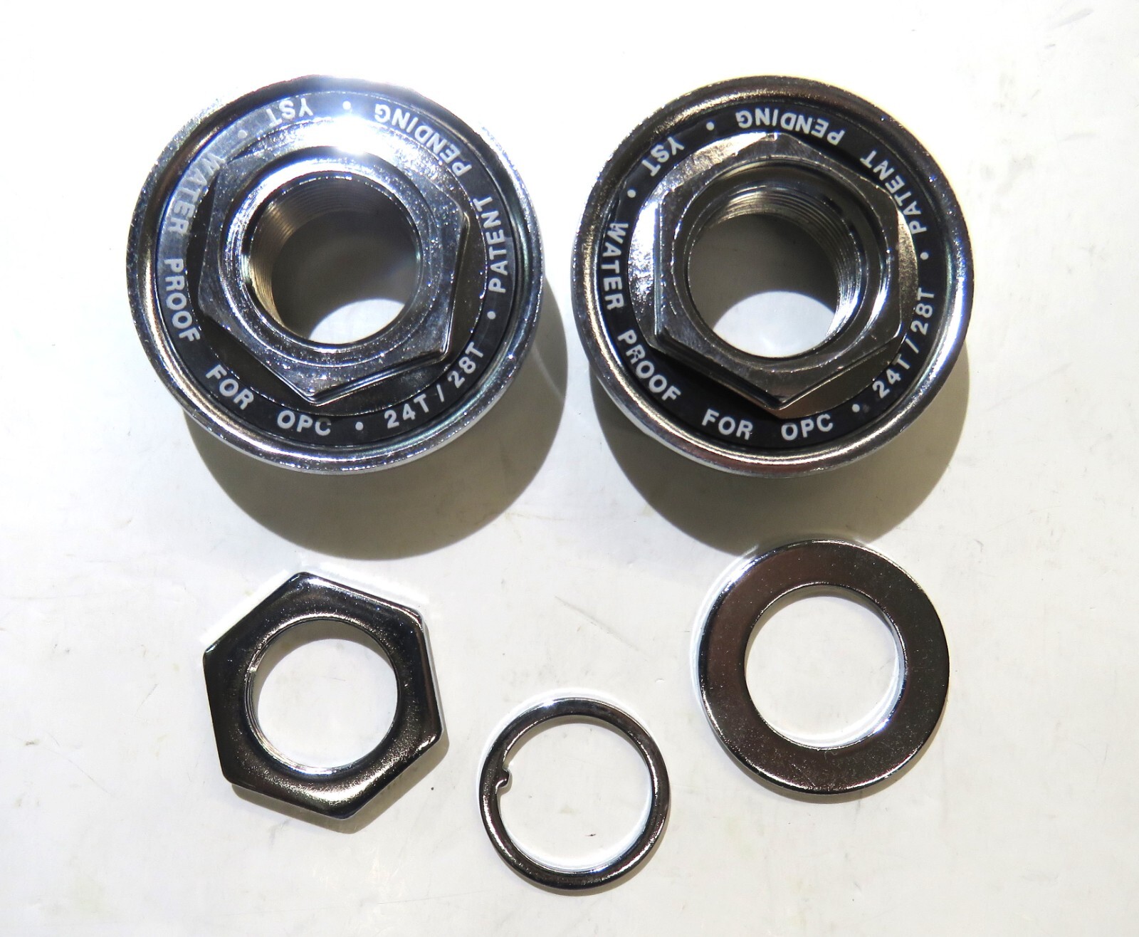 Bicycle Bottom Bracket Crank Parts for 1 Piece Cranks 24 TPI