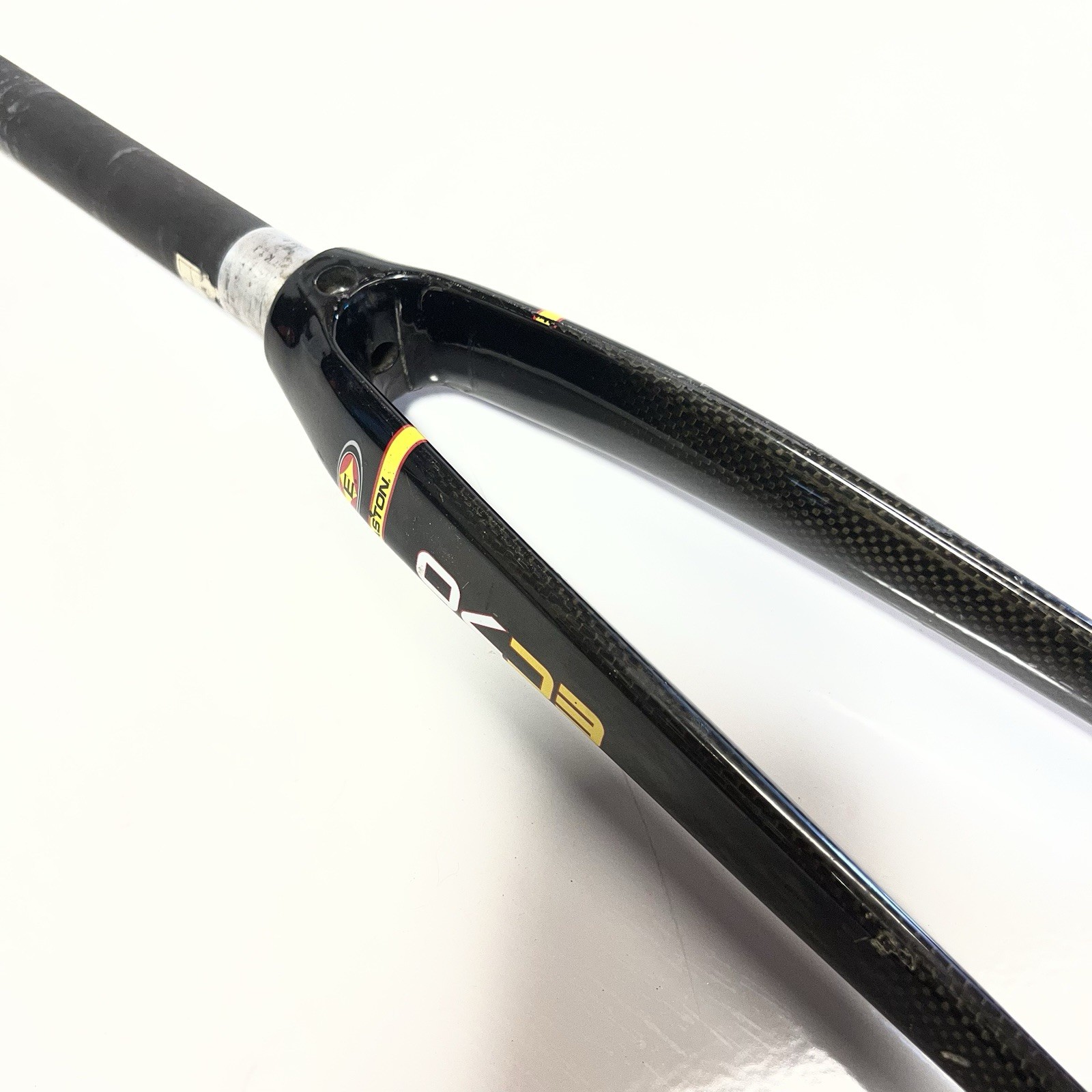 Vintage EASTON EC70 Full Carbon Fiber Fork 1-1/8″ Cut 214mm Steerer QR 100mm Rim