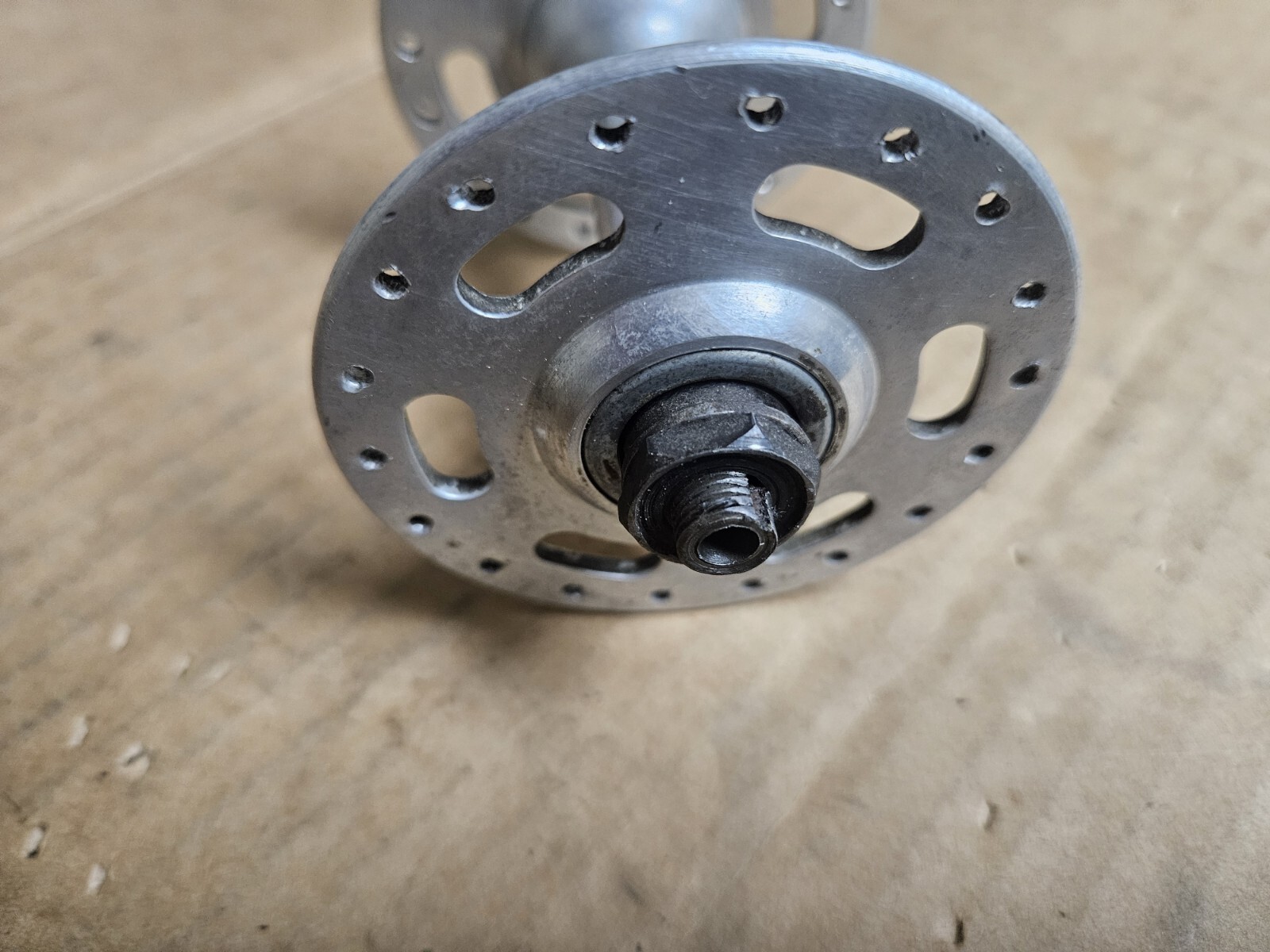 Vintage Normandy Front Hub, high flange, 36 holes, Simplex QR, 100mm spacing