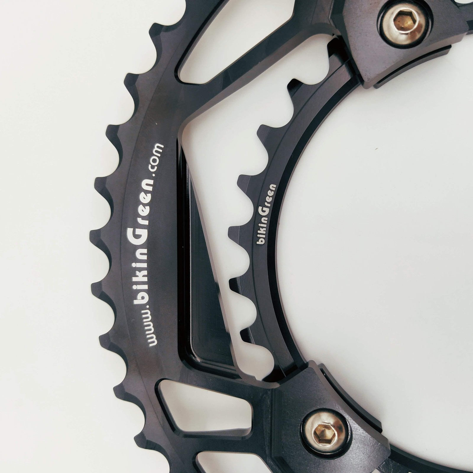 bikinGreen CNC Chainring 46/30T FoR Shimano 4 Arm 10-12 Spd Road Cyclocross Tour