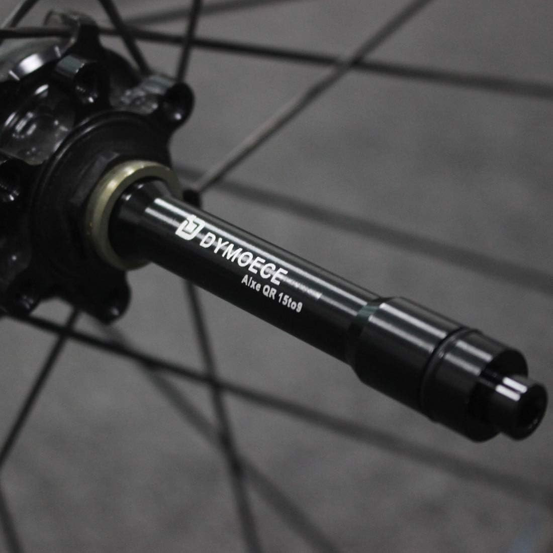 15mm Front Thru Axle to 9mm Quick Release Skewer Adapter for Bicycle Forks