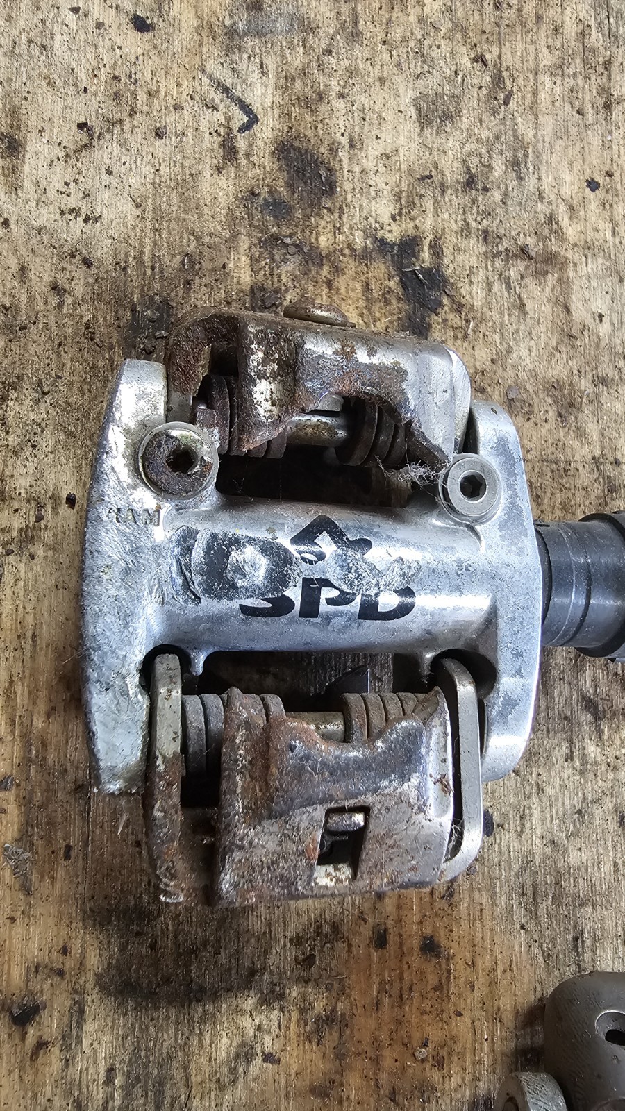 VINTAGE SHIMANO XTR PD- M858 SPD CLIPLESS MOUNTAIN BIKE PEDALS – NO CLEATS