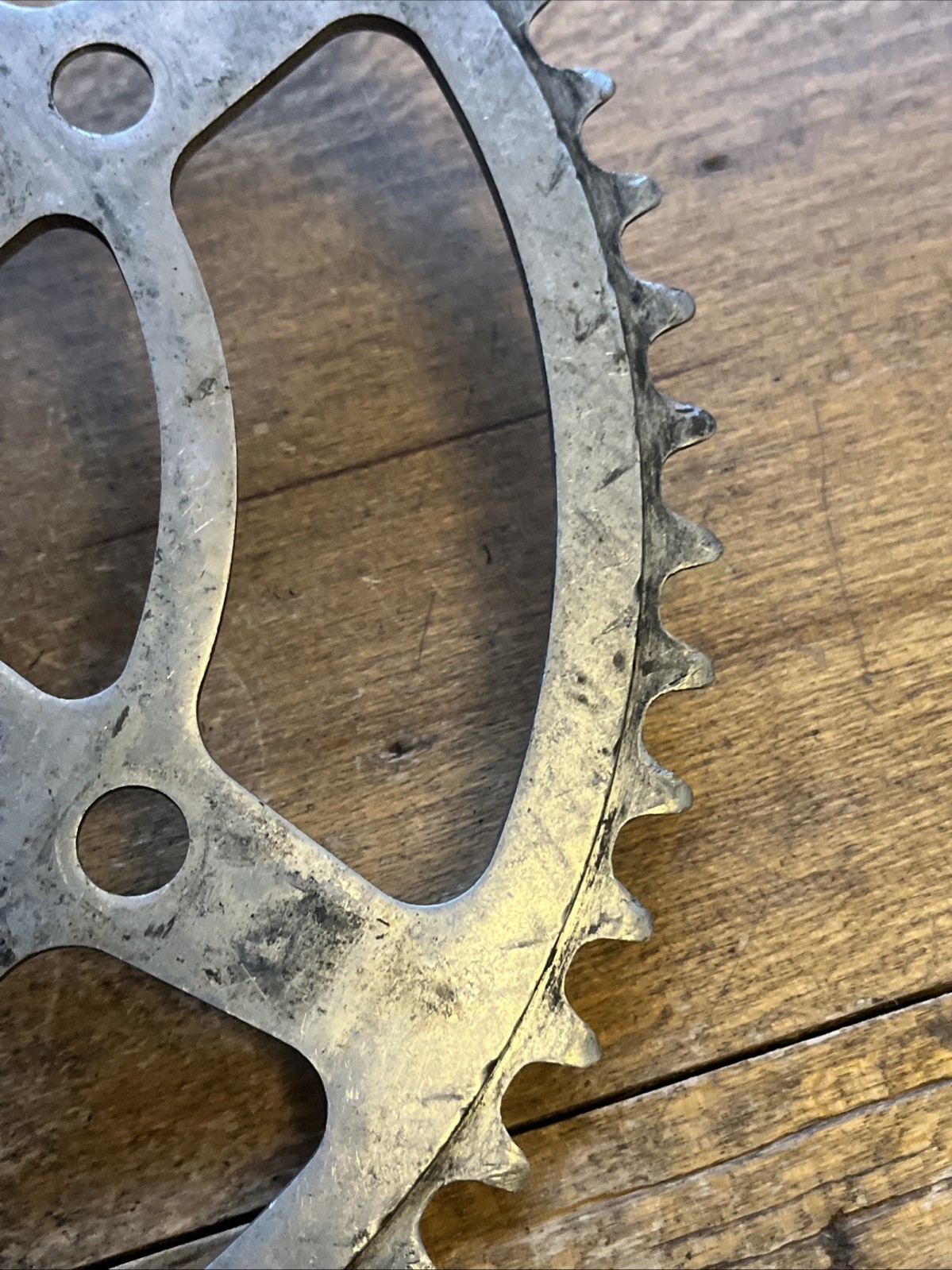 Vintage Nervar (?) 54 T Chain Ring 128 BCD 70s French Road Bike