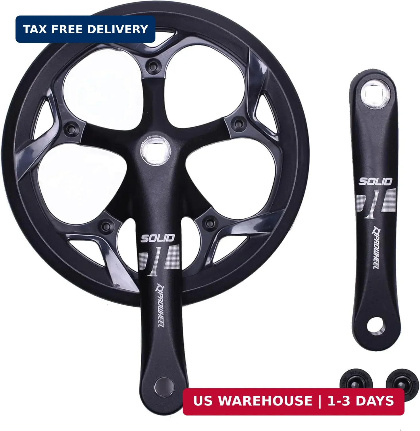 130MM BCD 52T Bike Crankset,165Mm/170Mm/172.5Mm/175Mm Crank Arm Set,Chainwheel a