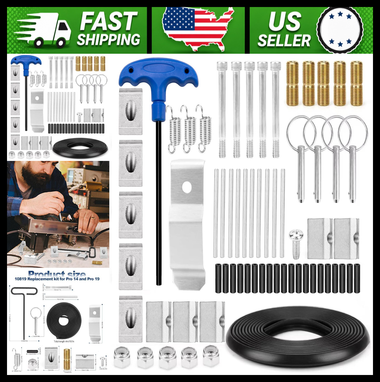 Tapco Brake Tune Up Kit Replacement for Pro 14 Pro 19 Pro II Pro III Pro 2000