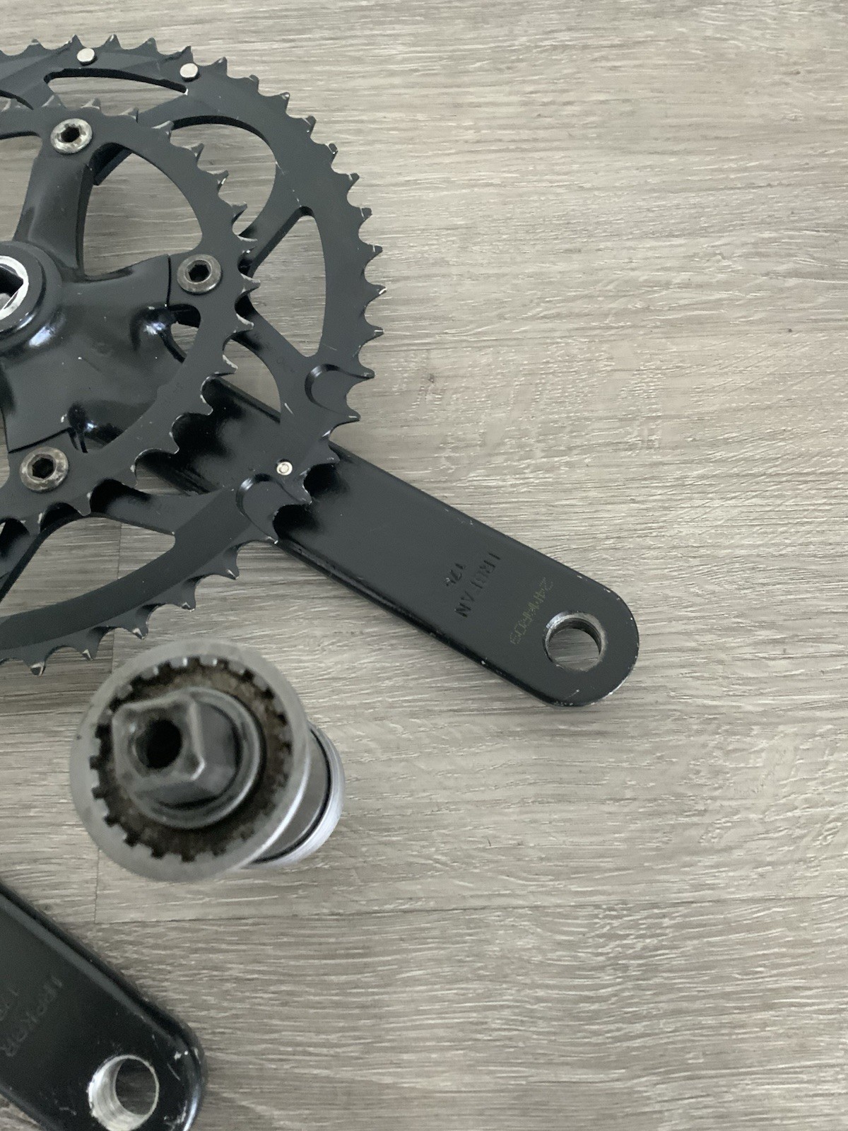 TRUVATIV ISO FLOW CRANKSET DOUBLE 53-39 TOOTH 10 OR 9 SPEED TRUVATIV BB 175 ARMS