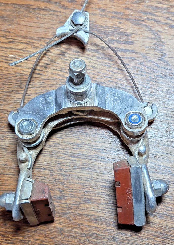 Vintage Dia-Compe Drop Brake Levers & Weinmann Center-Pull Calipers