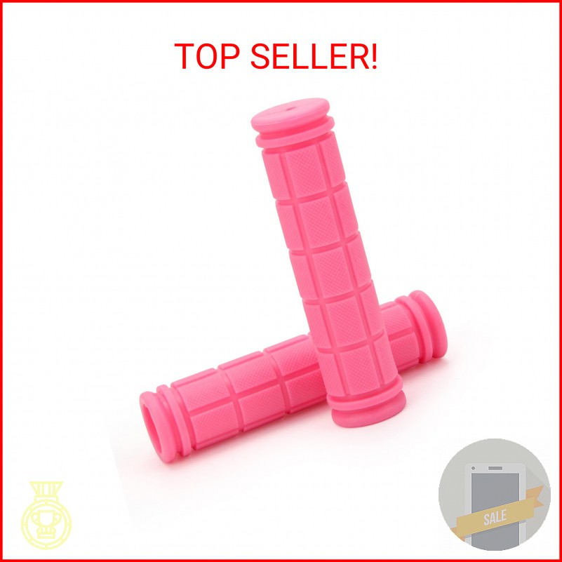 Coolrunner Bike Handlebar Grips, Bicycle Grips for Kids Girls Boys, Non-Slip Rub