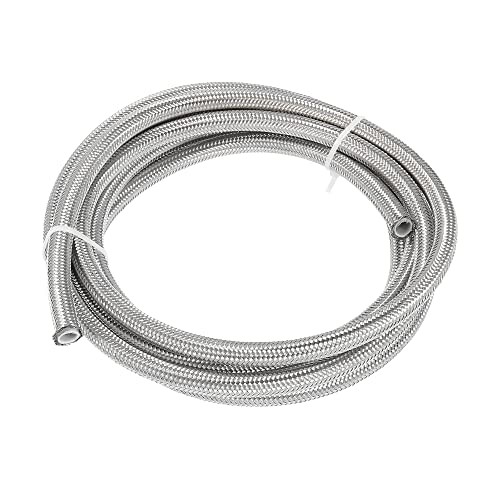 AN6 3/8″ 3 Meters Universal Braided PTFE Stainless Steel for E85 Car AN6 3m