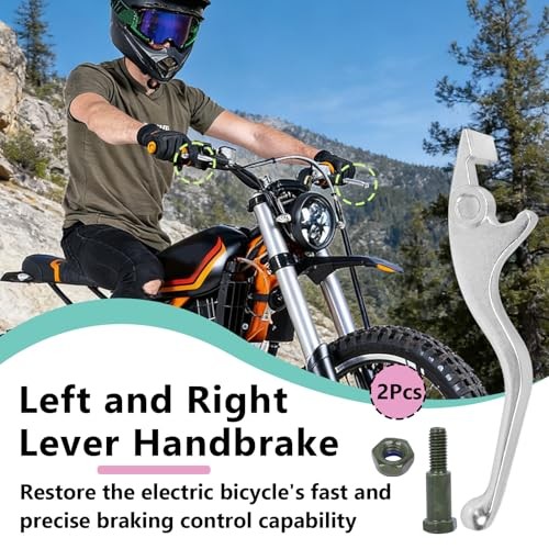 Left and Right Lever Handbrake Compaitble with Tuttio Soleil01 E-Bike, 1 Pair
