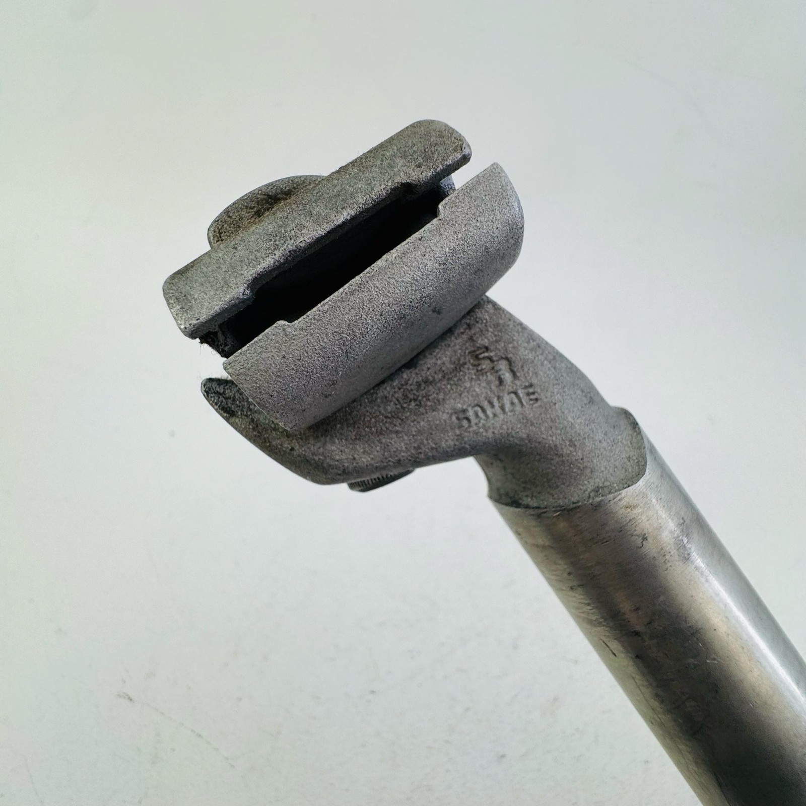 Vintage SR Sakae Seatpost 26.8mm Silver Alloy Taiwan Road MTB Bike B-90 C2