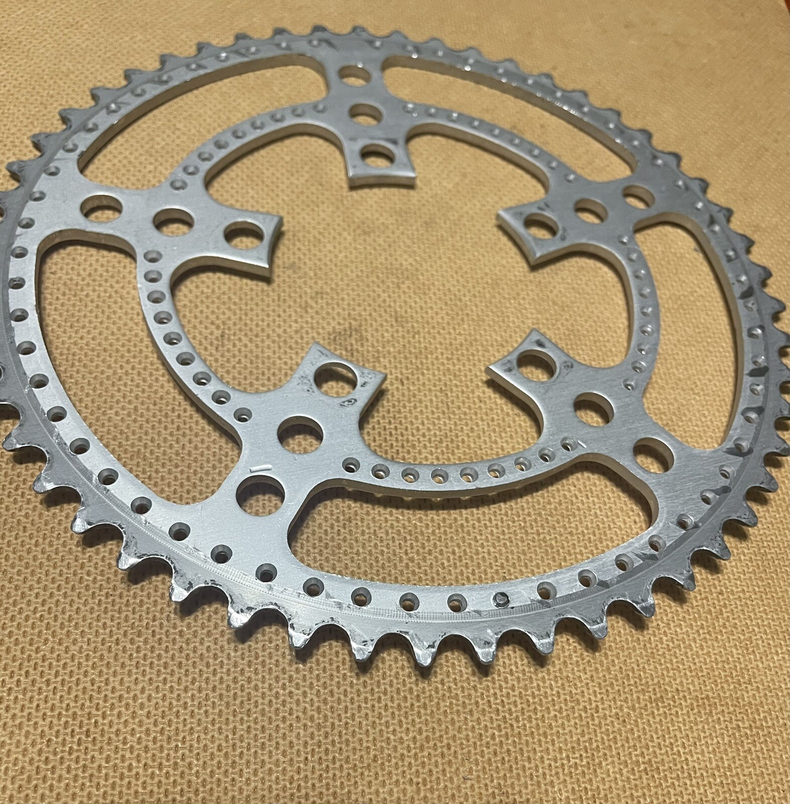 Vintage Stronglight Chainring 52T Drillium 86 BCD