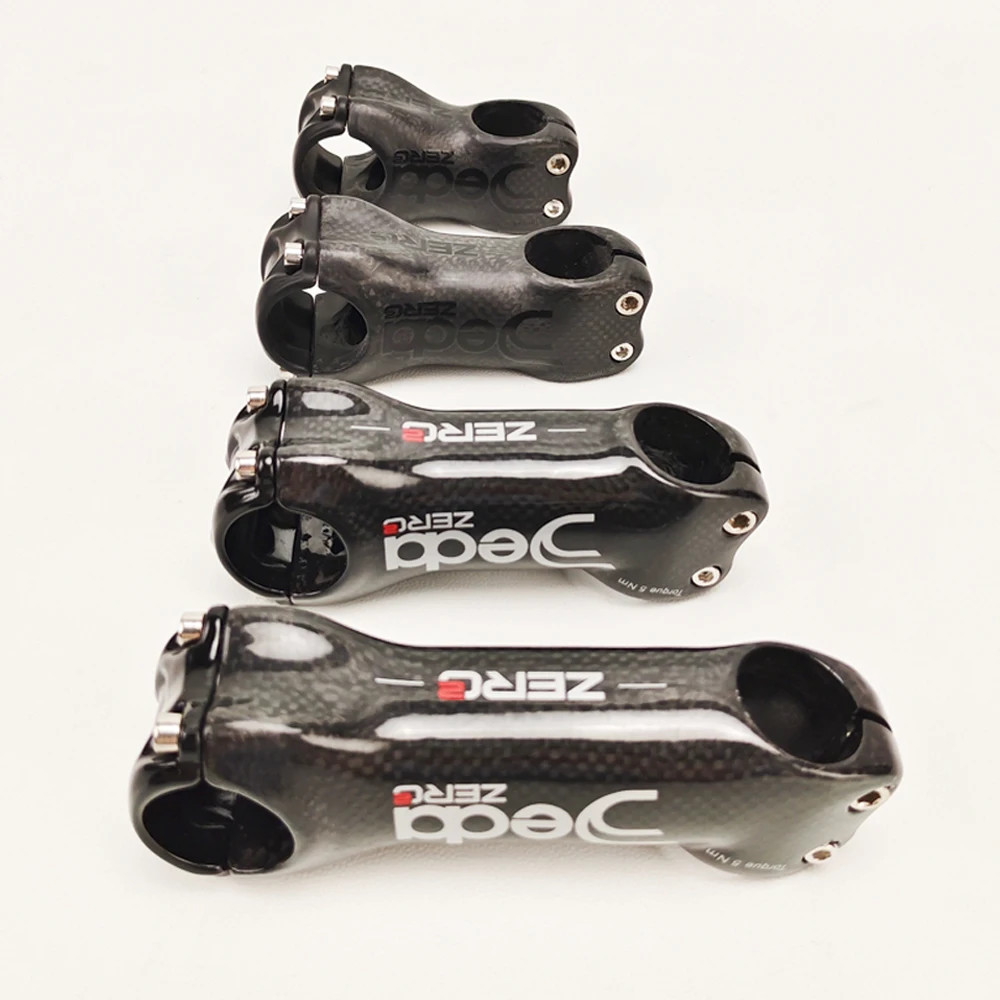 Carbon Fiber MTB Road Bicycle Stem 6/17 Degrees 31.8 * 60-120mm Bicycle Parts
