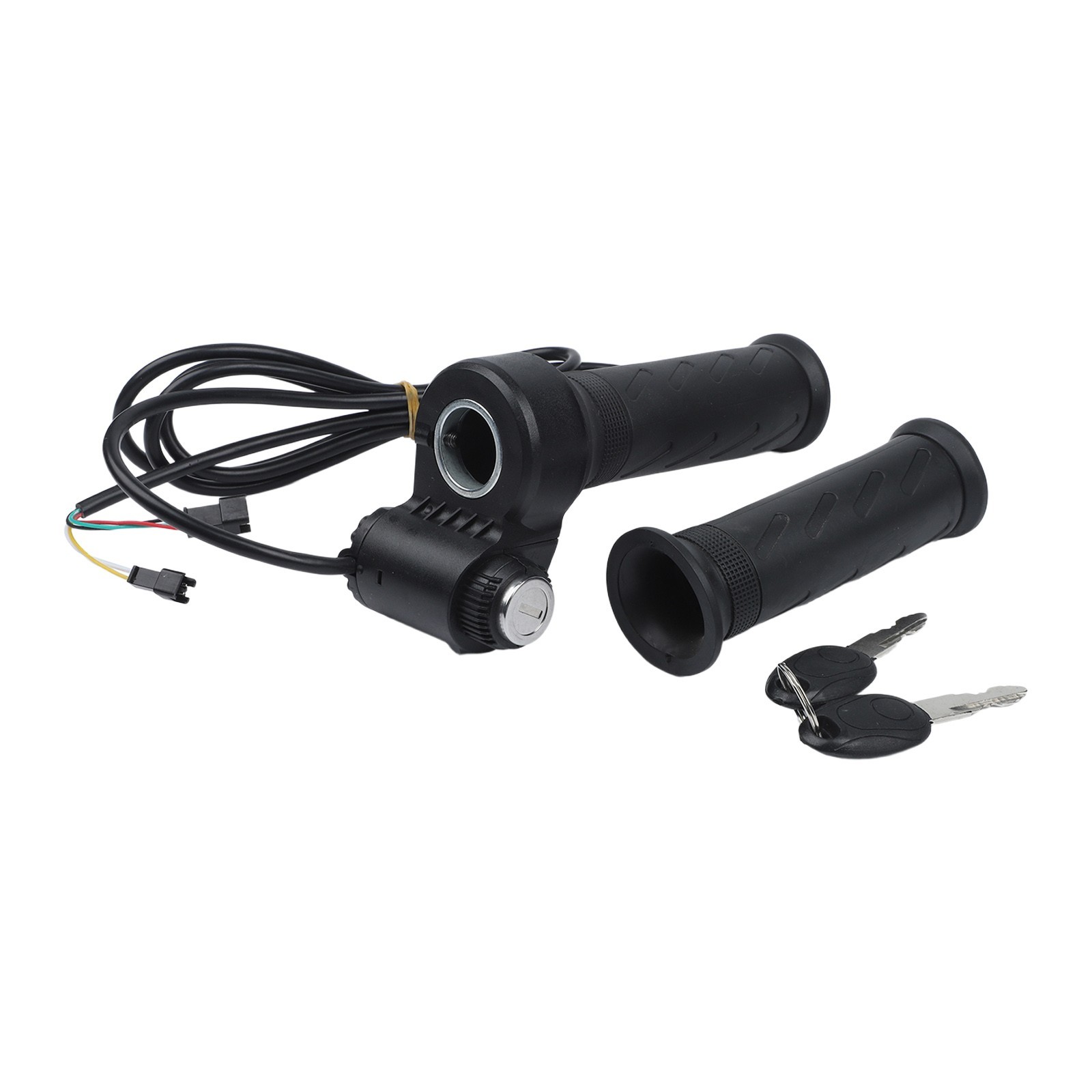 5Pin Throttle Handlebar Pair with for Power Lock for EBike 24V 72V Voltage