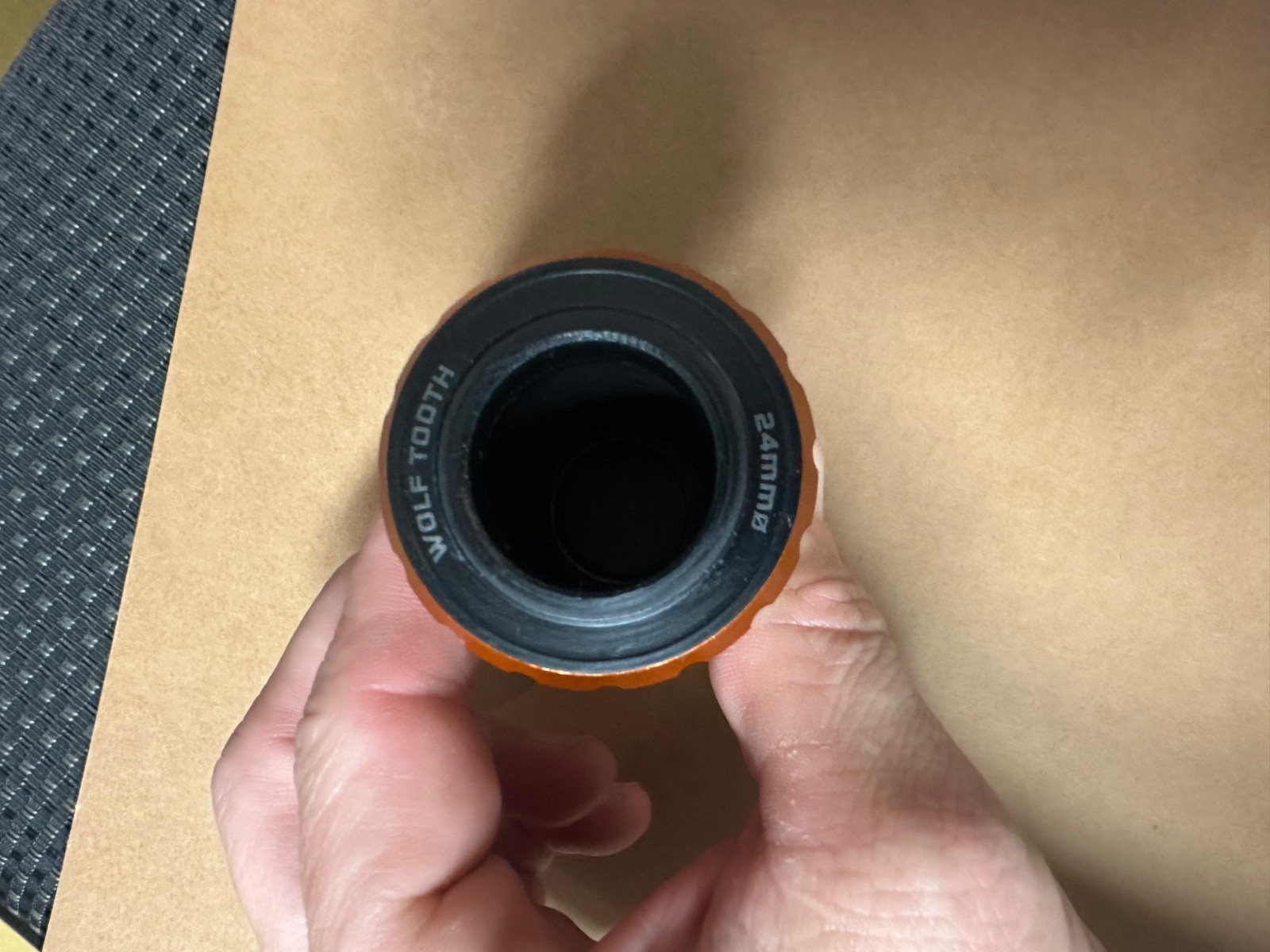 Wolf Tooth Components Bottom Bracket – Orange – 24mm Spindle – Shimano