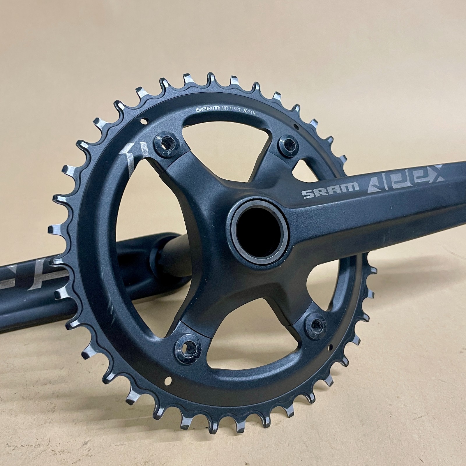 Used SRAM Apex 1 X-Sync Alloy 1 x 11 Speed Road/Gravel Bike GXP Crankset 175mm