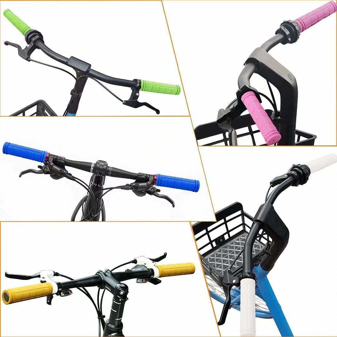 【40% Off】1Pair Kids Bike Handle Grips Non-Slip Rubber Bicycle Handlebar Grip