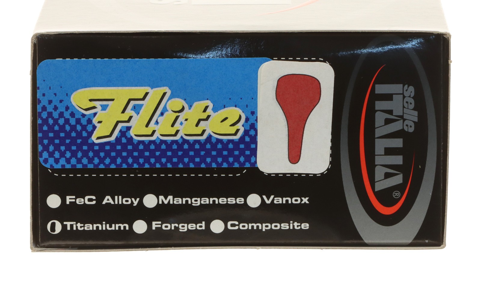 Selle Italia Flite Saddle Titanium Rail Calendar Red Leather 2002 NIB NOS NEW