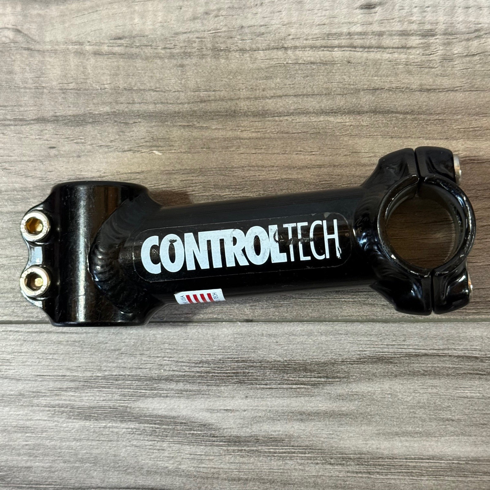 Vintage Control Tech Mountain Bike Stem 1-Inch Threadless 105 5 Deg 25.4 2-Bolt