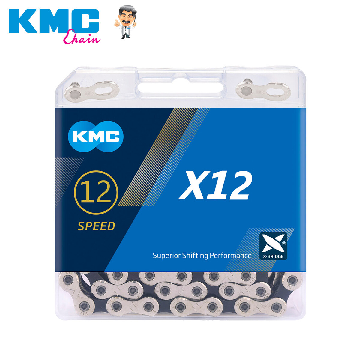 KMC 12 Speed X12 Chains 126L Qucik-Link MTB Bicycle Road Bike Chain For Shimano