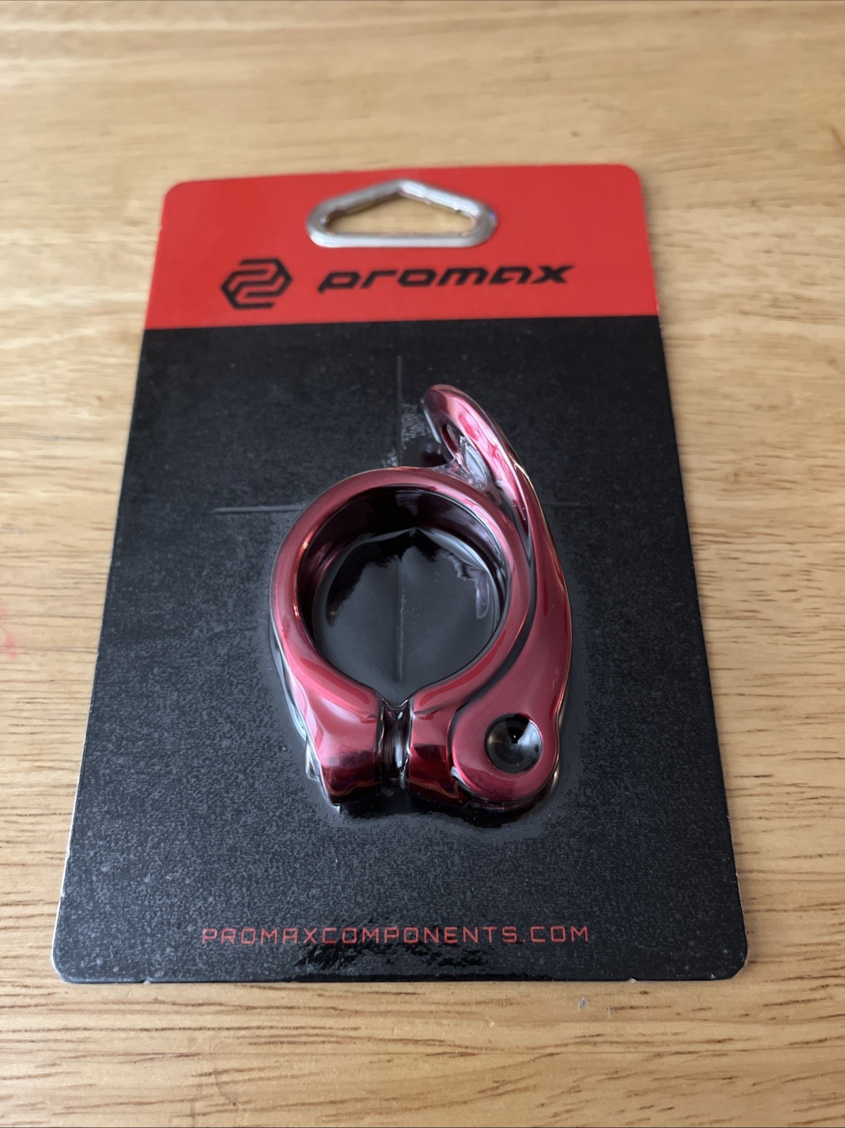 Promax QR-1 Quick Release Seat Post Clamp 34.9mm BMX Bike Racing Red Part