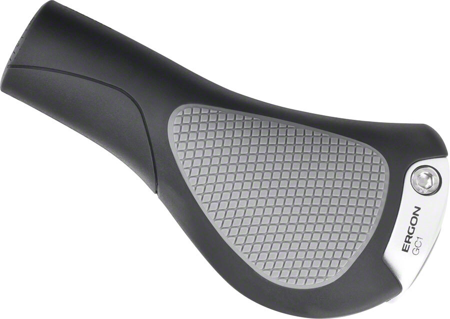 Ergon GC1 Grips – Black/Gray, Lock-On