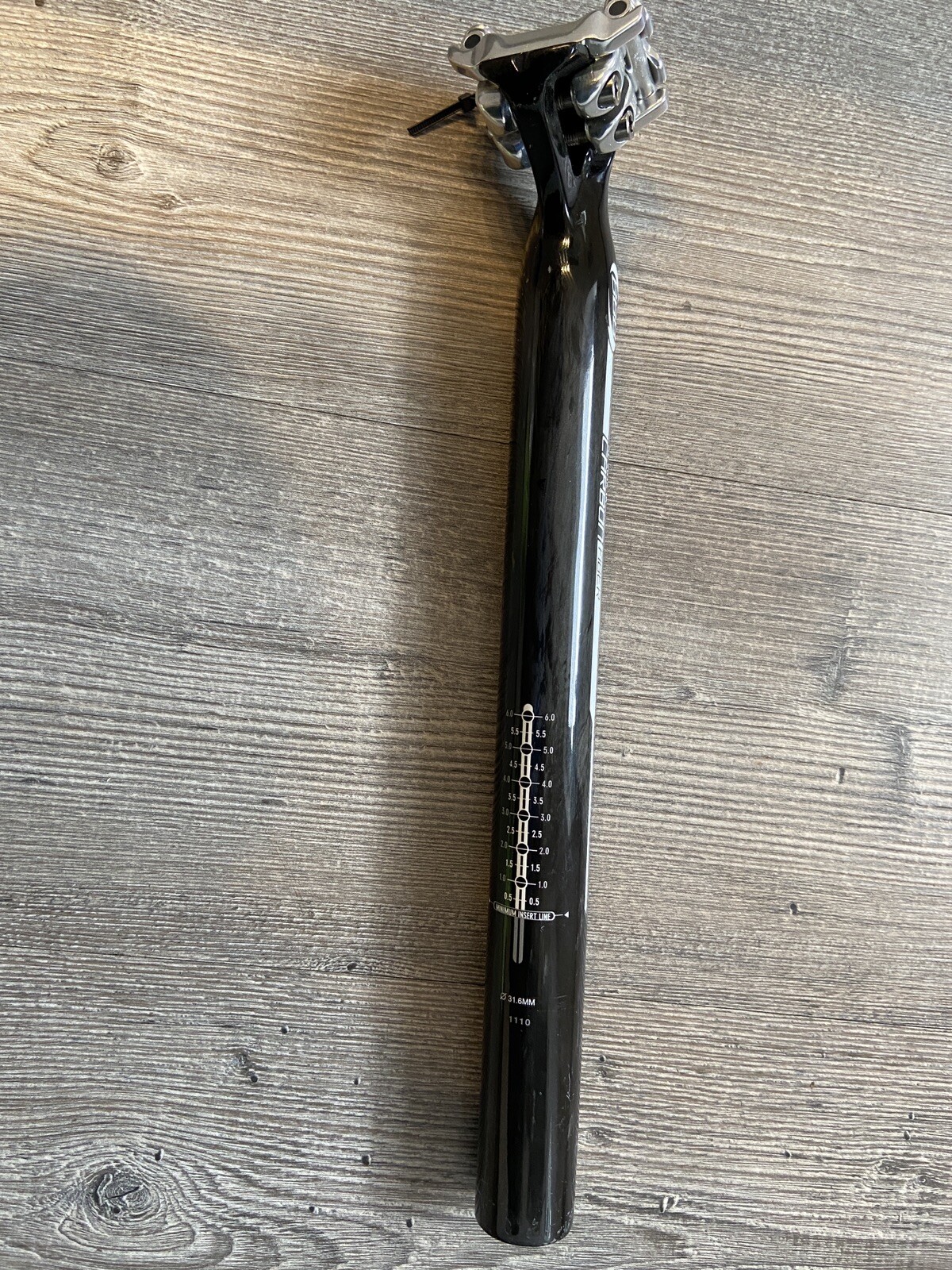 BBB Carbon Fibre Seatpost, 31.6mm, 350mm.