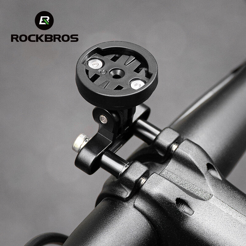 ROCKBROS Adjustable Out-Front Bicycle Mount – Aluminum Cycling Computer Mount