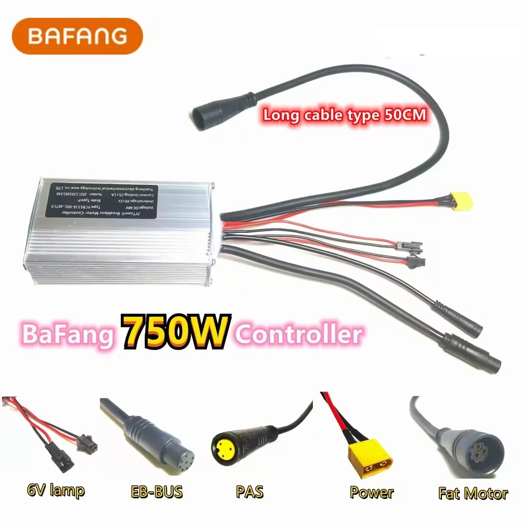 E-bike 48V 750W 25A Controller Display for Bafang G060 G062 Hub Motor Fat Wheel