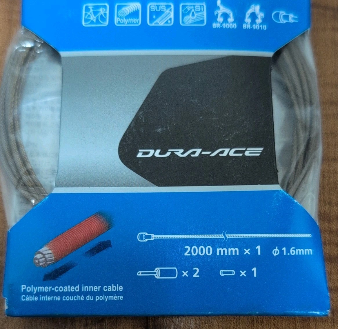 Shimano🚴Dura-Ace BC-9000 Polymer Coated Stainless Road Brake Cable 1.6 x 2050mm